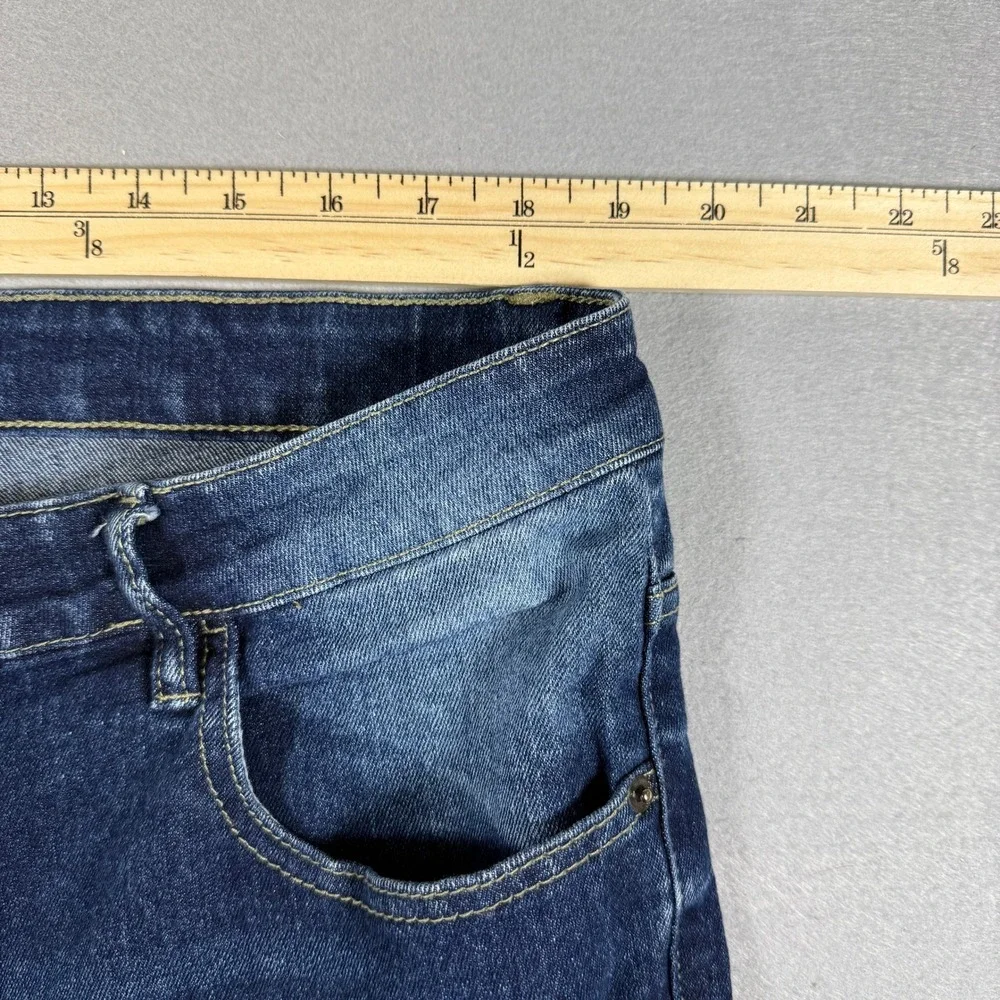 Y2K Southpole Denim Biker Shorts‎ Mens 38 Blue Slim Moto Distressed Streetwear